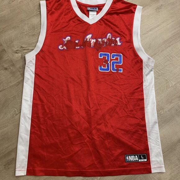NBA LA Los Angeles Clippers Blake Griffin #32 Basketball Jersey Men's Large Red - Picture 1 of 7